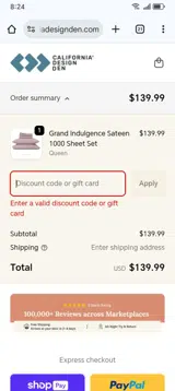 YEARENDDEAL20 coupon verification screenshot
