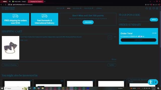Caliva checkout page showing Caliva promo code box | Screenshot taken by SimplyCodes community member on Apr 1, 2025
