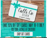 Calli Co. Silver coupon verification screenshot