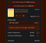 Callie Danielle coupon verification screenshot