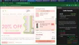 Callie Danielle coupon verification screenshot