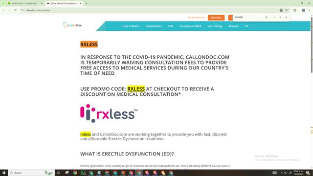 CallonDoc checkout page showing CallonDoc promo code box | Screenshot taken by SimplyCodes community member on Apr 13, 2025