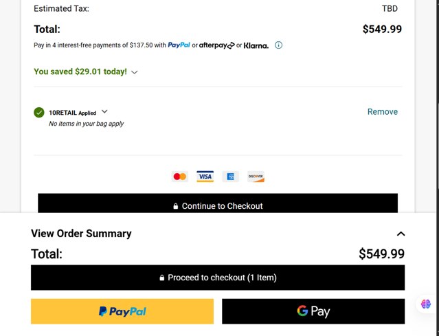 Calphalon checkout page showing Calphalon coupon code box | Screenshot taken by SimplyCodes community member on Jul 20, 2025