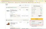 WELCOME10 coupon verification screenshot