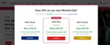 Calstate AAA coupon verification screenshot