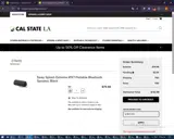 Cal State LA coupon verification screenshot