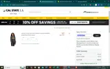 Cal State LA coupon verification screenshot