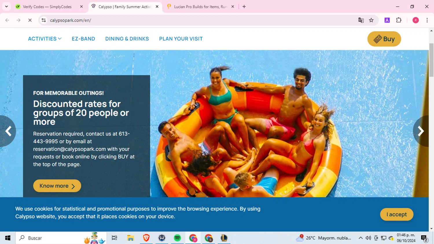 Calypso checkout page showing Calypso promo code box | Screenshot taken by SimplyCodes community member on Oct 6, 2024
