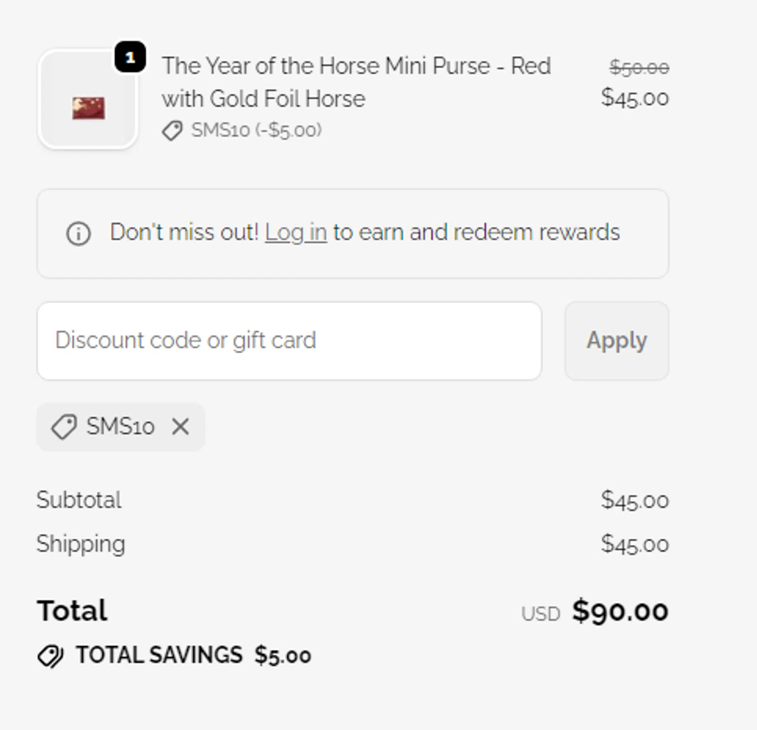 Cambridge Satchel UK promo code screenshot showing code SMS10 applied at Cambridge Satchel UK checkout page. Uploaded by SimplyCodes community member RonaldAcunaJr on Feb 18, 2026