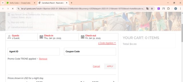 Camelback Resort Promo Codes (2 Verified) - $99 Off Feb 2025