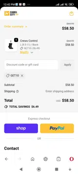 Camel City Mill coupon verification screenshot