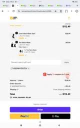 Camel City Mill coupon verification screenshot
