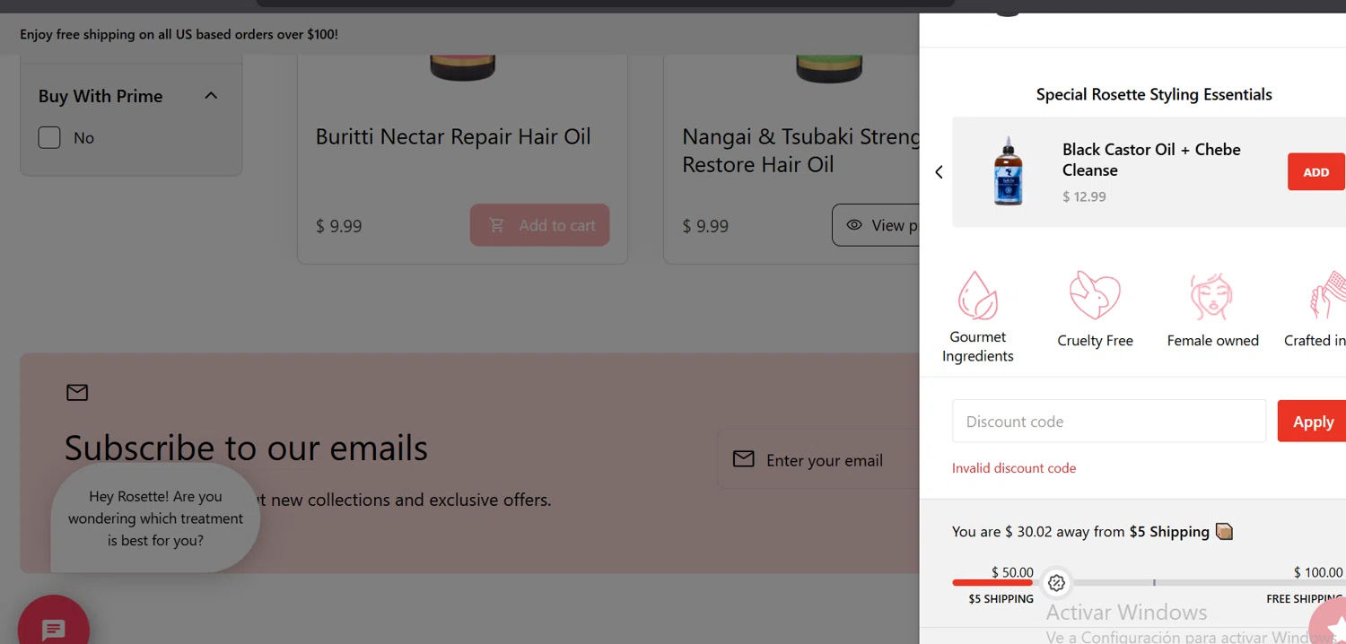 Camille Rose Naturals coupon code screenshot showing code WELCOME15 applied at Camille Rose Naturals checkout page. Uploaded by SimplyCodes community member CashElite5536 on Jul 25, 2025