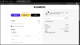Camplux coupon verification screenshot