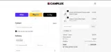 Camplux coupon verification screenshot