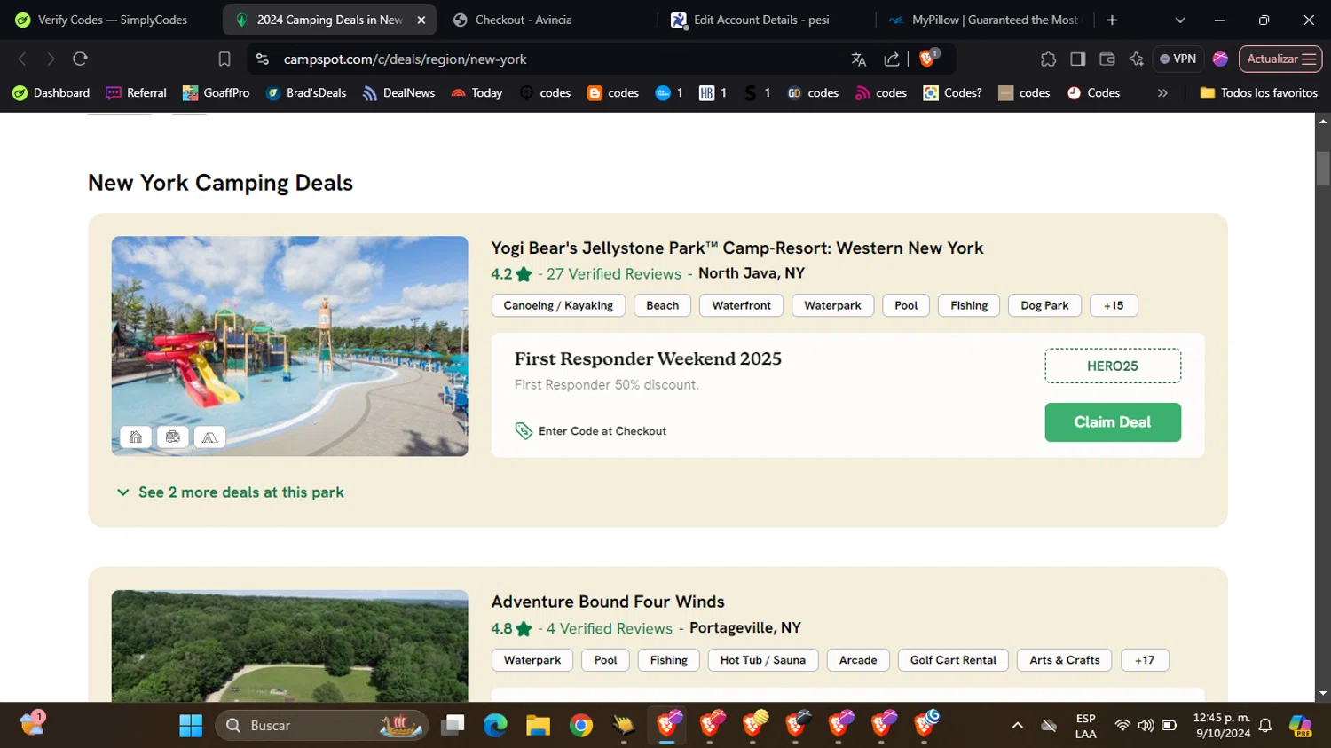 how to use Canobie Lake Park coupons