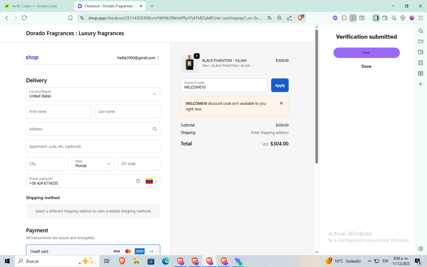 Camp-Zero promo code screenshot showing code FTR10 applied at Camp-Zero checkout page. Uploaded by SimplyCodes community member aaaaaaaaaaaaaaa on Dec 11, 2025