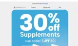 SUPP30 coupon verification screenshot