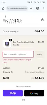 LD25 coupon verification screenshot