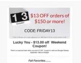 Candles and Supplies coupon verification screenshot