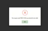 Candles and Supplies coupon verification screenshot