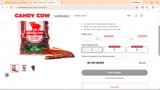 Candy Cow Jerky coupon verification screenshot