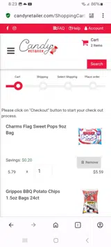 BOOM coupon verification screenshot