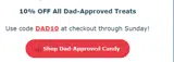 Candy Store For Me coupon verification screenshot