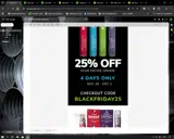BLACKFRIDAY25 coupon verification screenshot