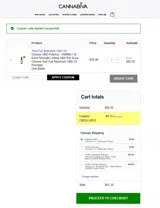 CBDCLUB15 coupon verification screenshot