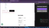 DONATE10 coupon verification screenshot