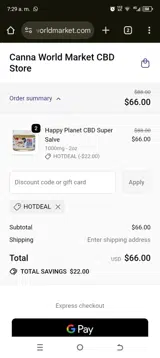 HOTDEAL coupon verification screenshot