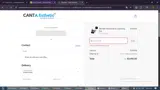 Canta Esthetic coupon verification screenshot