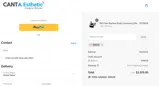 Canta Esthetic coupon verification screenshot