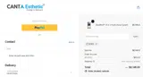 Canta Esthetic coupon verification screenshot