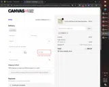 CANVAS10 coupon verification screenshot