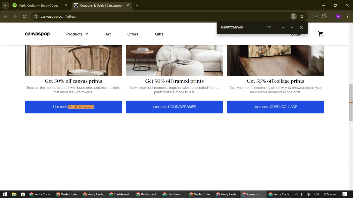 how to use Canvas Pop coupons