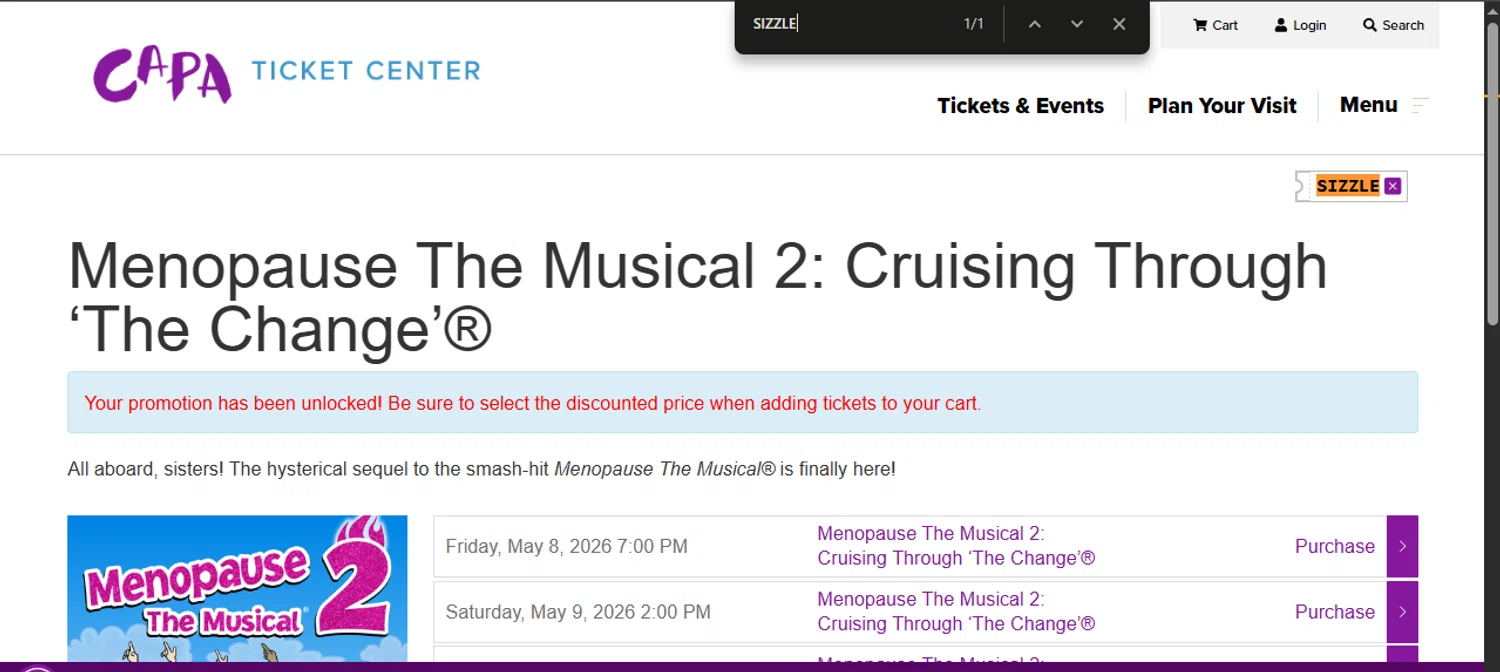 CAPA checkout page showing CAPA promo code box | Screenshot taken by SimplyCodes community member on Jan 11, 2026