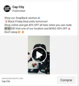 Cap City coupon verification screenshot