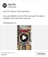 Cap City coupon verification screenshot