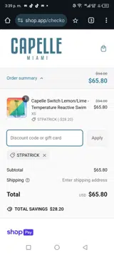 Stpatrick coupon verification screenshot