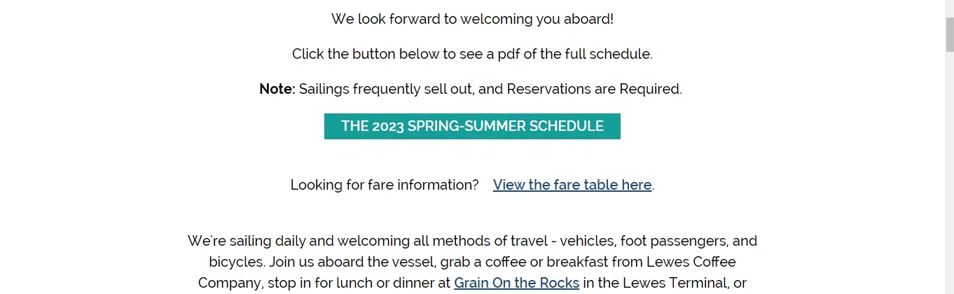 Cape May-Lewes Ferry checkout page showing Cape May-Lewes Ferry promo code box | Screenshot taken by SimplyCodes community member on Aug 15, 2023