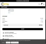 Capital Cartridge coupon verification screenshot