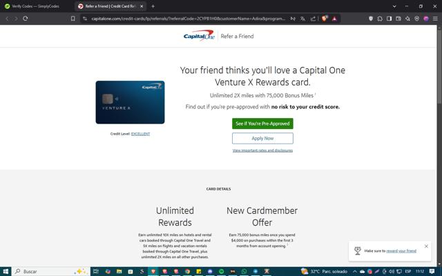 Capital One Bank checkout page showing Capital One Bank promo code box | Screenshot taken by SimplyCodes community member on Mar 13, 2025