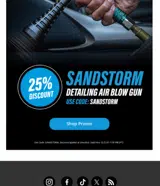 SANDSTORM coupon verification screenshot
