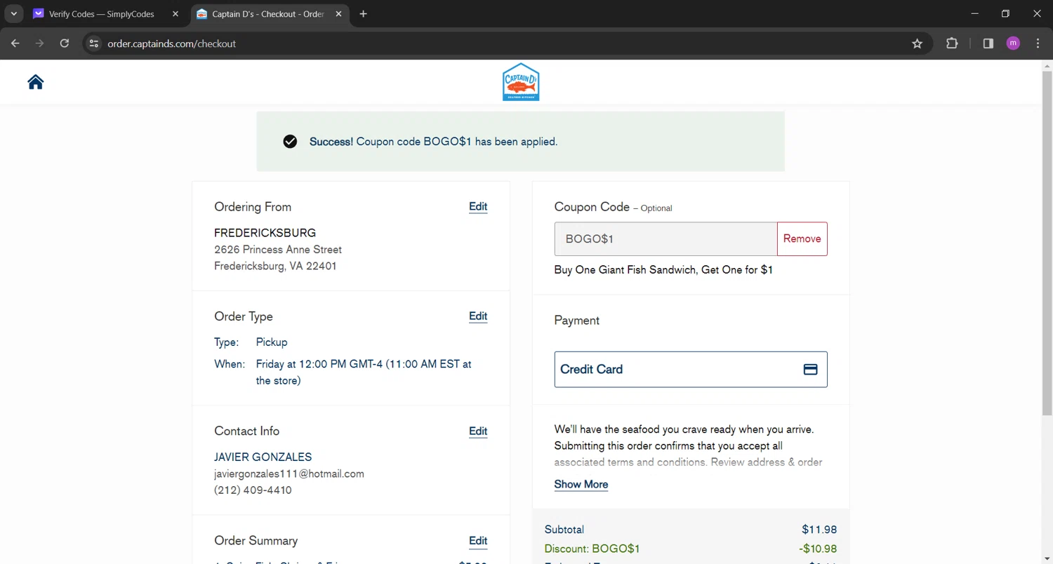 Captain D's Promo Codes 20 Off July 2024