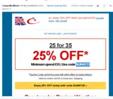SUNNY25 coupon verification screenshot