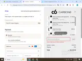 Carbon 6 Rings coupon verification screenshot