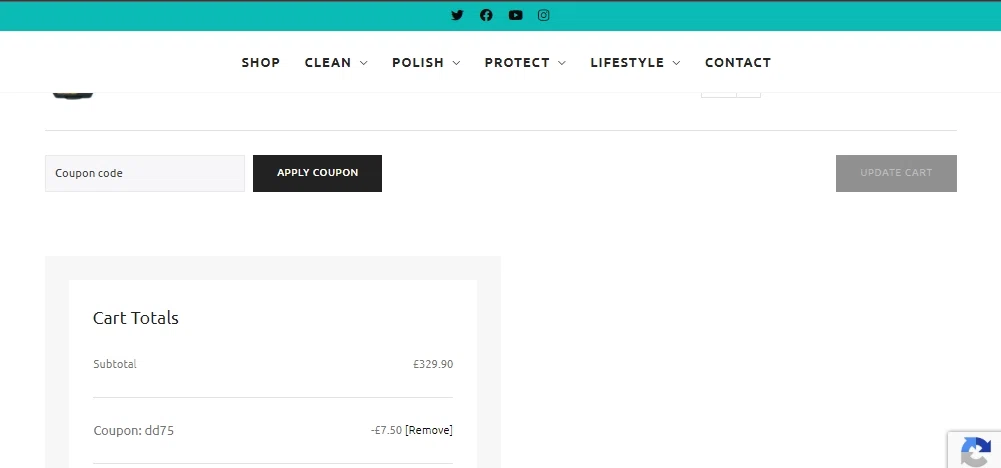 where to use Carbon Collective promo code box