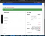 Carbon Handlebar coupon verification screenshot
